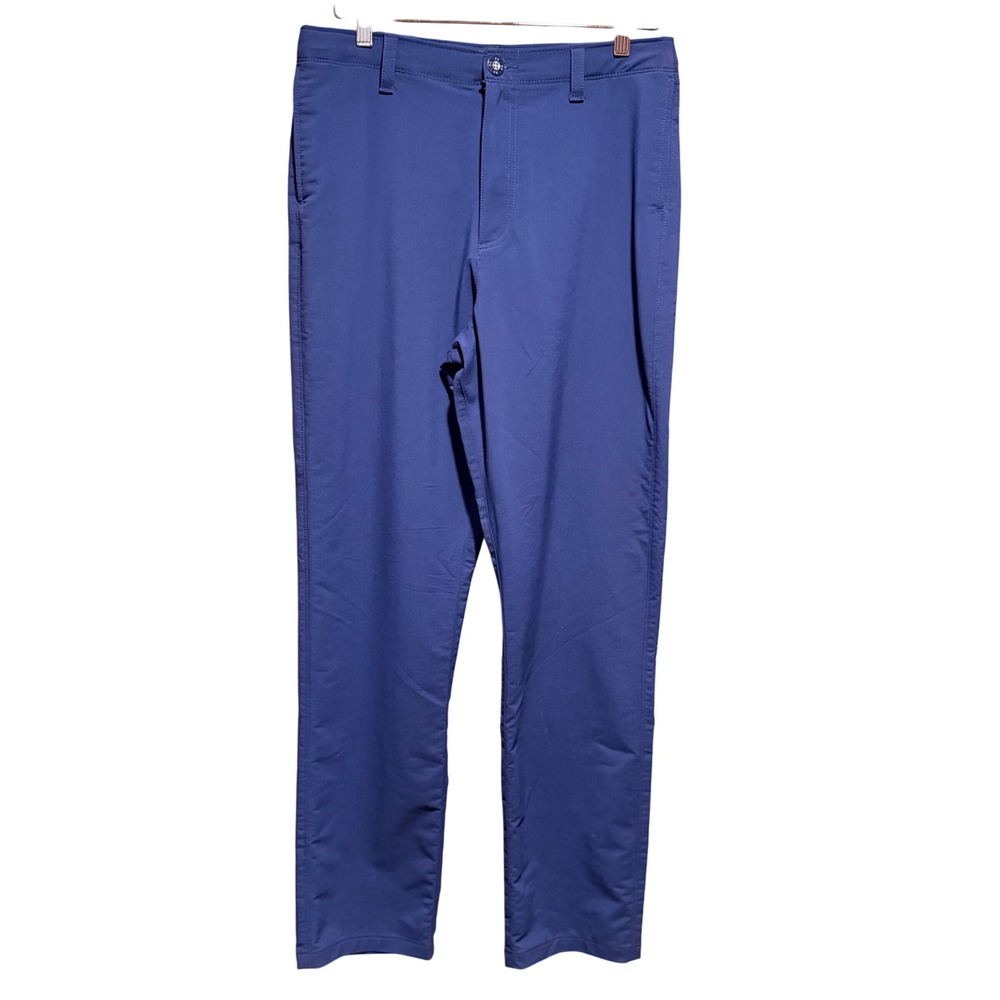 Under Armour Boys Academy Blue Match Play Golf Pants YXL Loose Fit